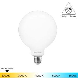 LAMPADA GLOBO LED  FULL GLASS  OPALE 15W E27 2700 K 2452 LM IMPERIA