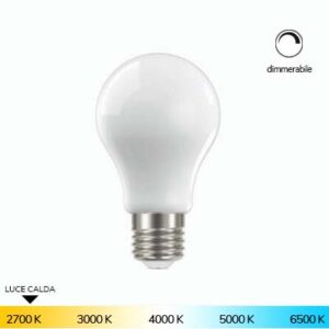 LAMPADA GOCCIA FILAMENTO LED OPALE 9W E27 2700K 1055 LM DIMMERABILE DAYLIGHT