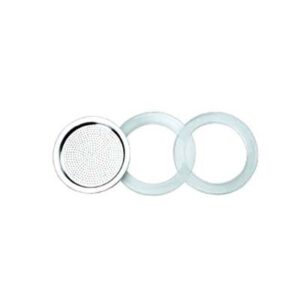 GUARNIZIONE MOKA PRESTIGE 1 TZ SET 2 PZ E  FILTRO FOREVER